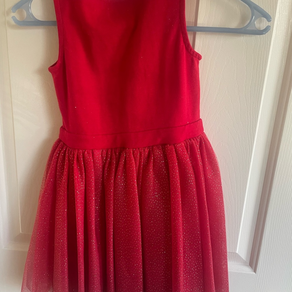 Epic Threads Red Sparkle Kids Casual Dress